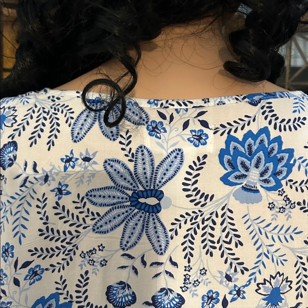 NWT STELLA PARKER PEASANT TOP M - Picture 8 of 10